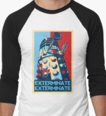 EXTERMINATE Hoffnung Baseballshirt mit 3/4-Arm