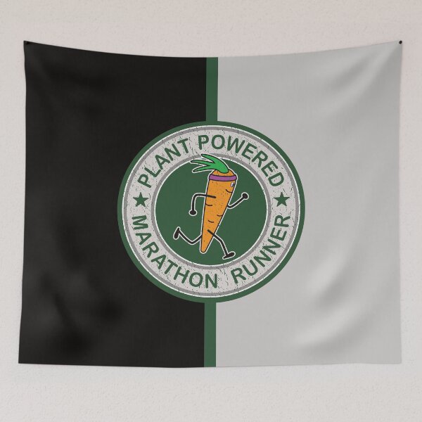 Item preview, Plant Powered Marathon Runner designed and sold by NoBonesLife.