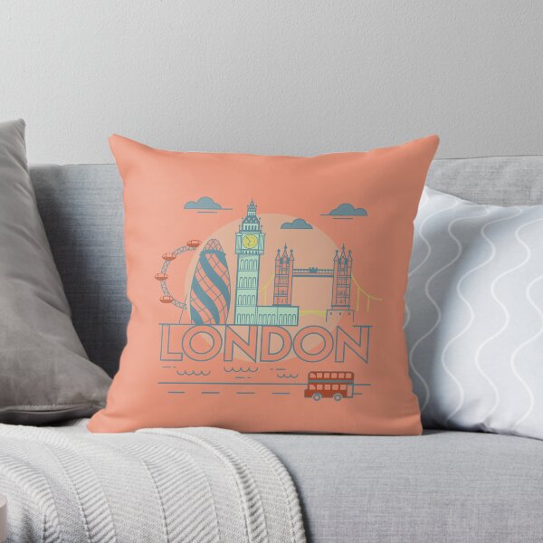 London City Throw Pillow