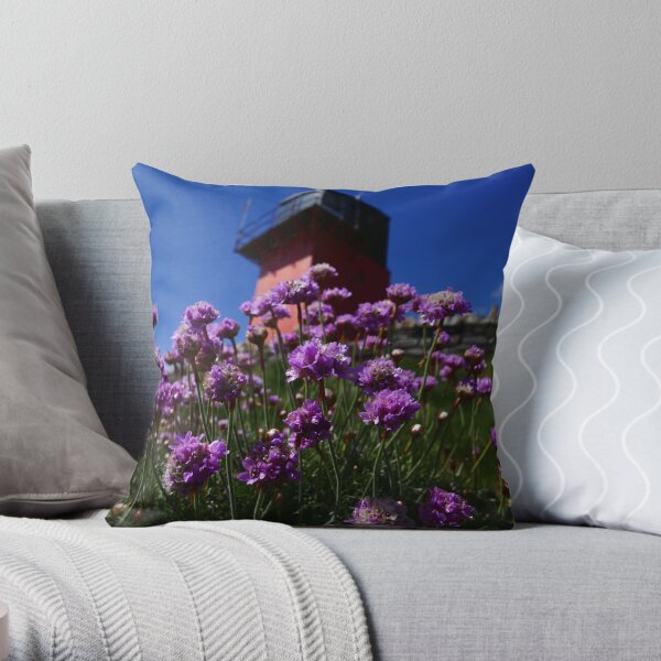 Thrift (Armeria maritima) Throw Pillow