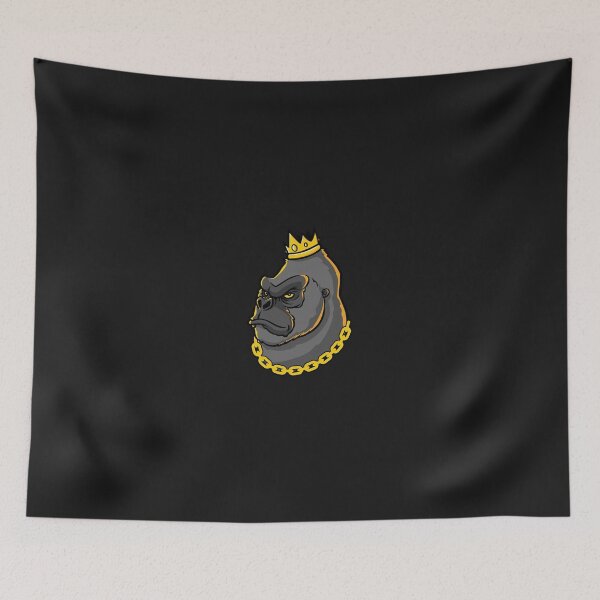 Item preview, Gorilla King with crown designed and sold by horstdesigns.