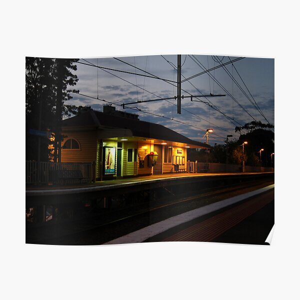 Collingwood Train Station Poster