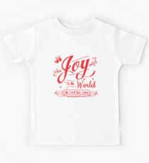 Joy to the World graphic by Jan Marvin Kids Tee