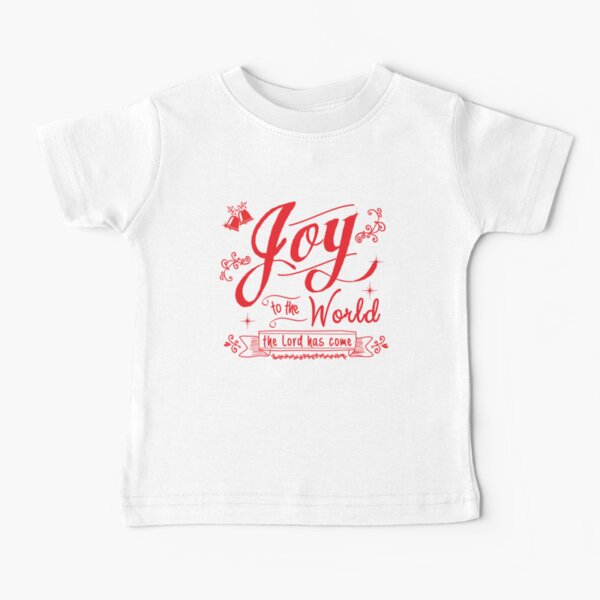 Joy to the World graphic by Jan Marvin Baby T-Shirt