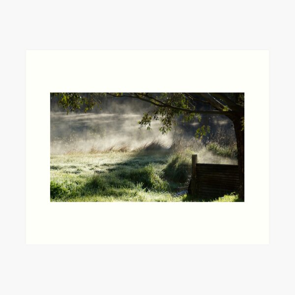Item preview, Misty Morn - Magpie Springs - Adelaide Hills Wine Region - Fleurieu Peninsula by South Australian artist Avril Thomas designed and sold by MagpieSprings.