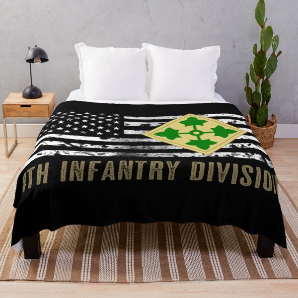 Item preview, 4th Infantry Division (Distressed Flag) designed and sold by Jared Davies.