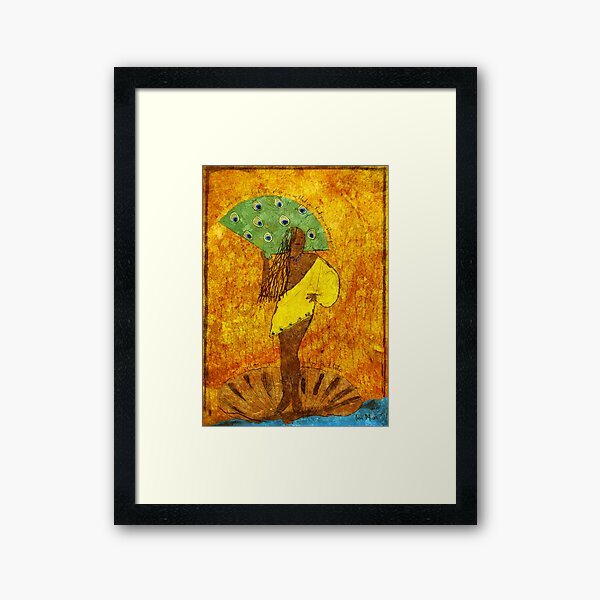 Oshun, Santeria Goddess of Love Framed Art Print