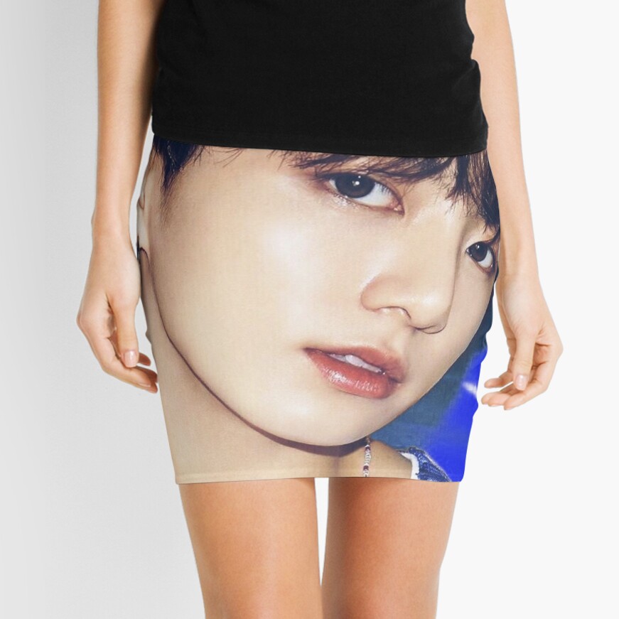 JUNGKOOK BTS BLUE Mini Skirt for Sale by Destsuarez999