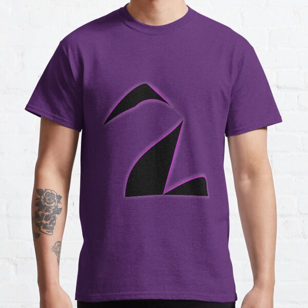 Black Purple Swan. Classic T-Shirt