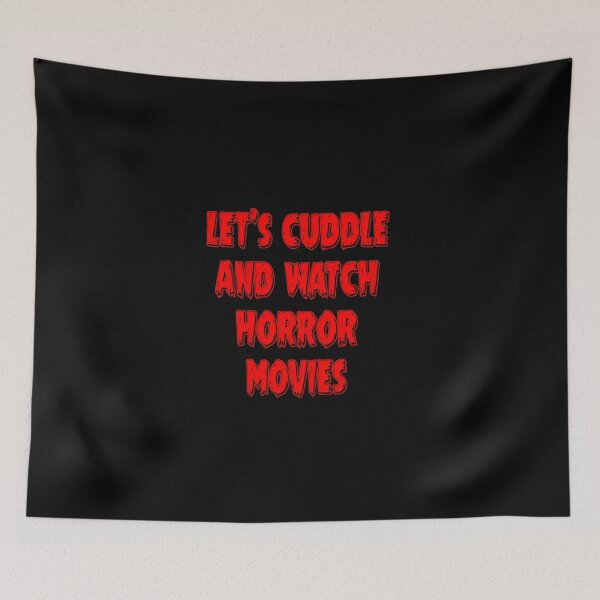 Item preview, Let's Cuddle and Watch Horror Movies designed and sold by SerpentSkyArts.