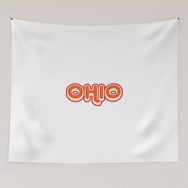 Item preview, Ohio RETRO 70s vintage design with shadow designed and sold by webdango.