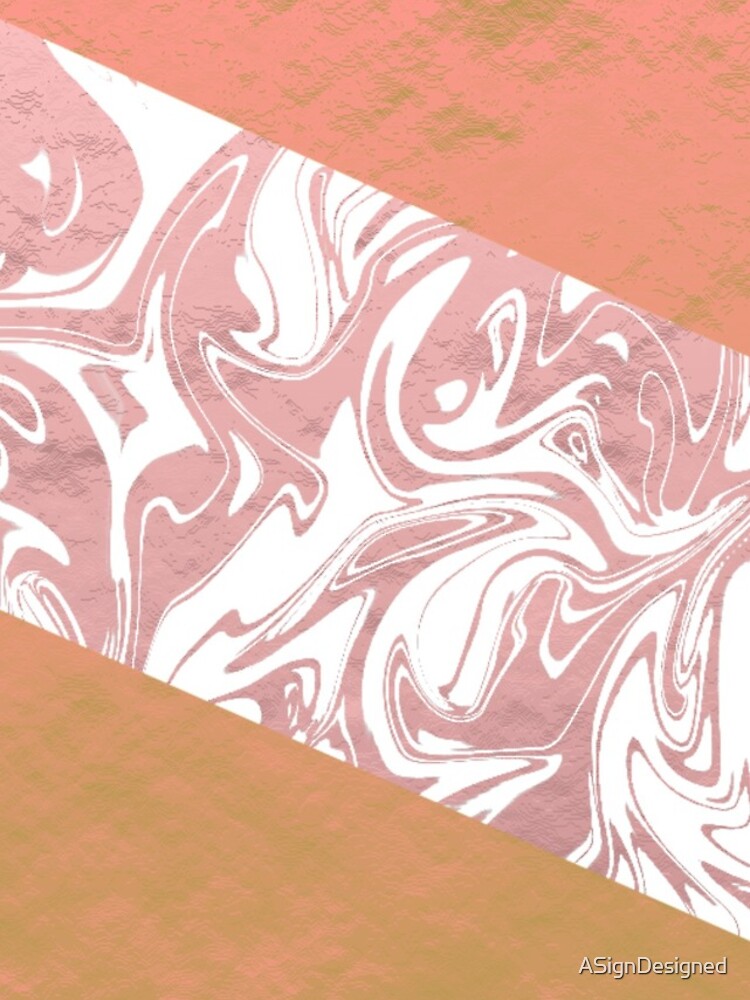 Thumbnail 5 of 5, iPhone Case, Peach Marble Pattern designed and sold by ASignDesigned.
