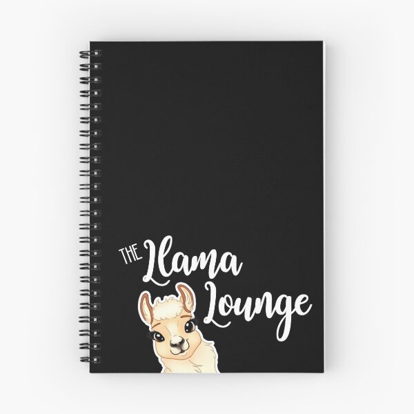 Item preview, The Llama Lounge Notebook designed and sold by MajesticSimmer.