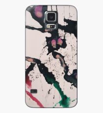 Abstract expressionism in red and green Case/Skin for Samsung Galaxy