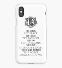 The Grey Jedi Code iPhone Case
