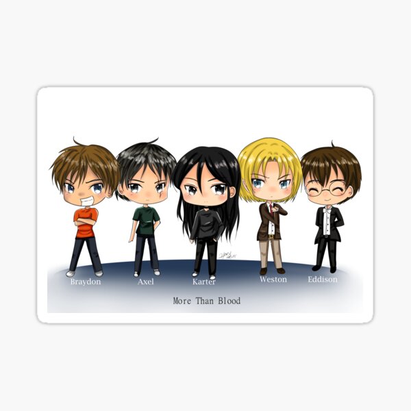 More Than blood Sticker Sticker