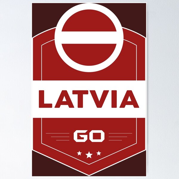 Item preview, LATVIA FLAG SHIELD  designed and sold by MarkMotta.