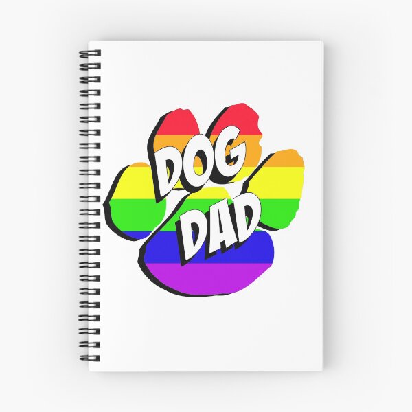 Item preview, GAY PRIDE DOG DAD RAINBOW designed and sold by M. Scott Phifer.