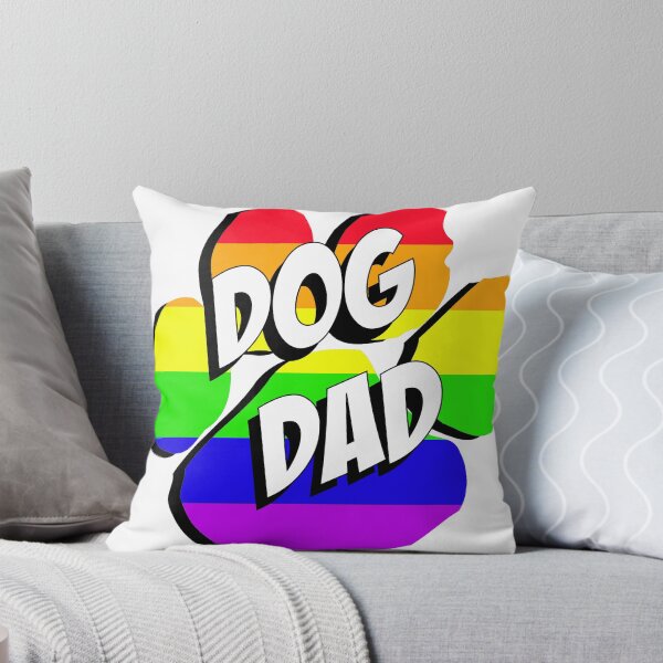 Item preview, GAY PRIDE DOG DAD RAINBOW designed and sold by M. Scott Phifer.