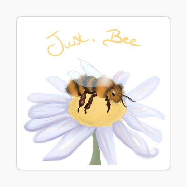 Just, Bee Sticker
