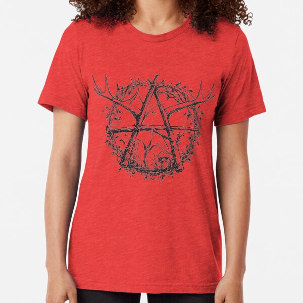 Antler Mayhem Lashed Logs Logo Tri-blend T-Shirt