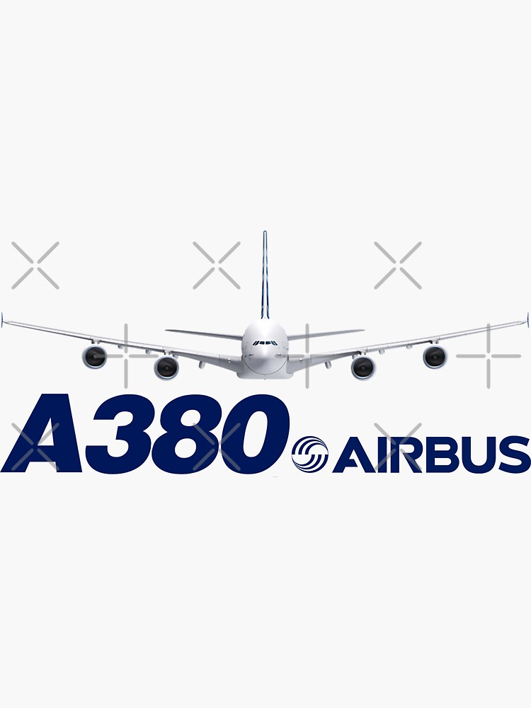 Airbus A380 Sticker For Sale By Magazinecombate Redbubble