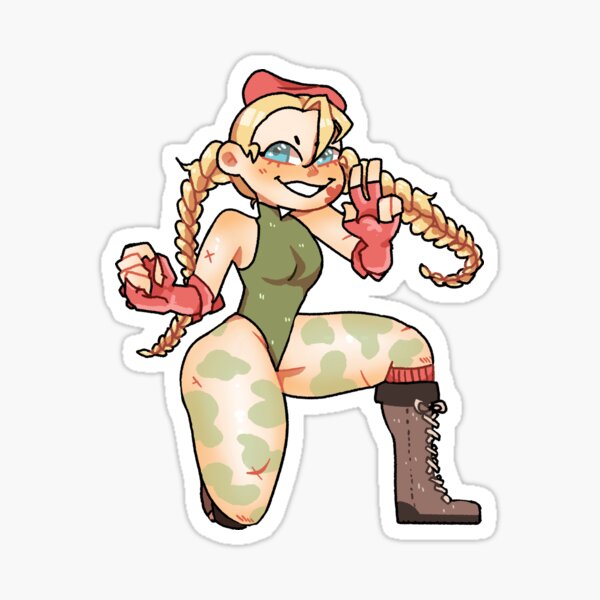 Street Fighter Stickers Cammy SF6 Chibi -  Norway