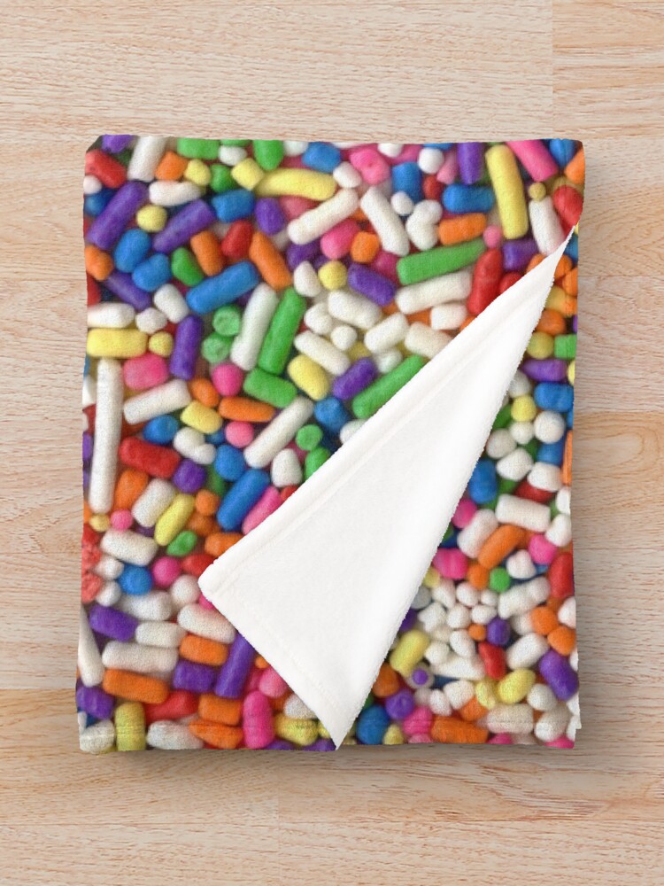 Alternate view of Rainbow Sprinkles Throw Blanket