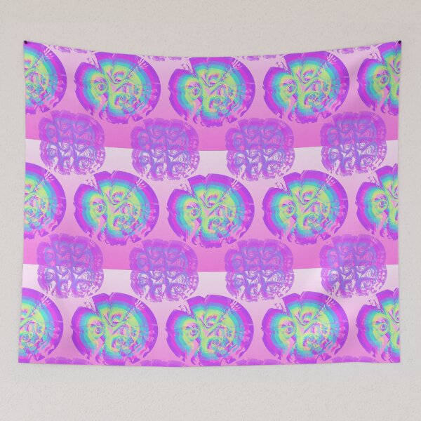 Item preview, Rainbow Curls Pattern Leaves designed and sold by TigsArts.