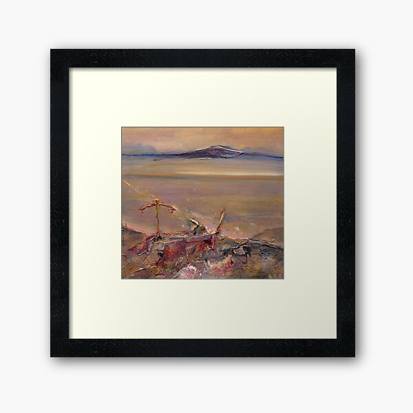 Minesite Sunset- Cue, Western Australia Framed Art Print