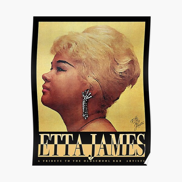 Poster Etta James Redbubble