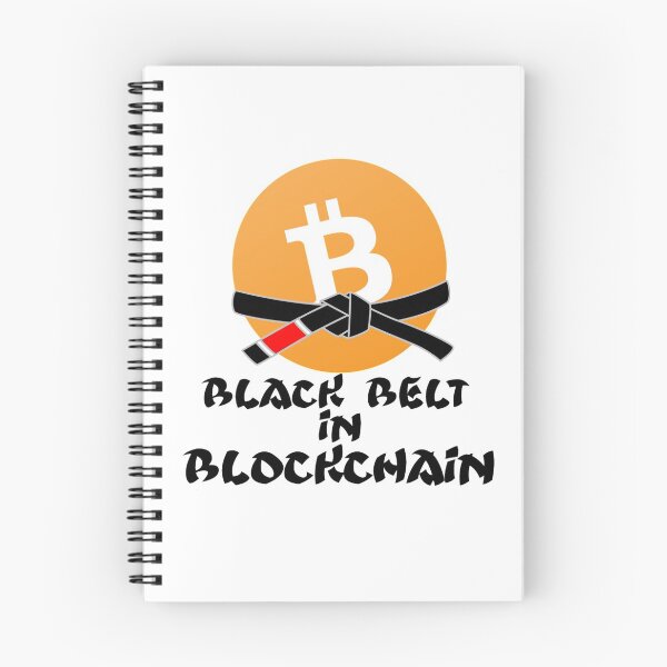 Item preview, Black belt in blockchain  designed and sold by ColoCryptonaut.