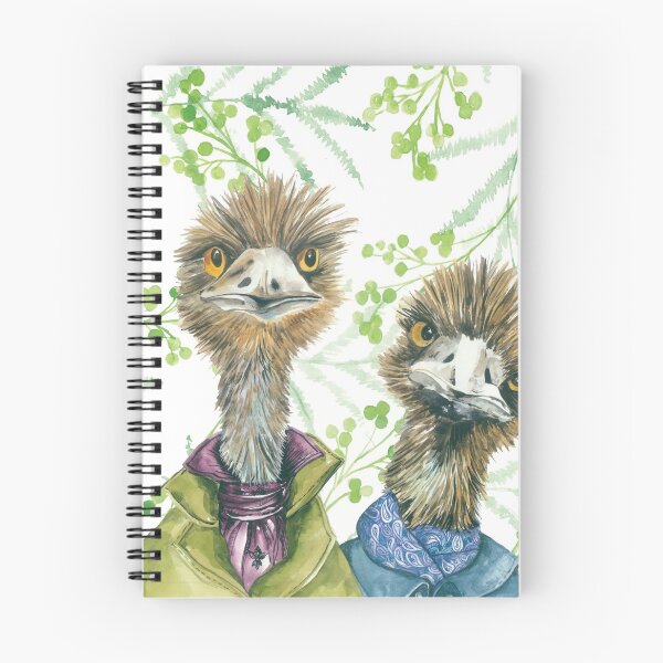 Item preview, Edgar y Erwin Emu designed and sold by Helen Ashley.
