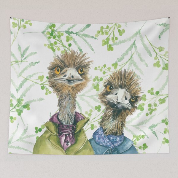 Item preview, Edgar and Erwin Emu designed and sold by Helen Ashley.