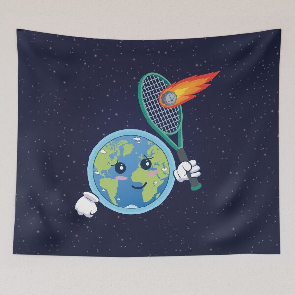 Item preview, Asteroid Day. The planet Earth protecting us from an asteroid impact. designed and sold by hitpointer.