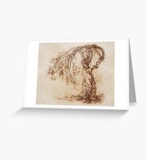 Hedge Witch, the Lady in the Tree Greeting Card