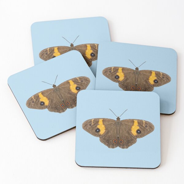 Item preview, Varied Sword-grass Brown butterfly 4 designed and sold by quentinjlang.