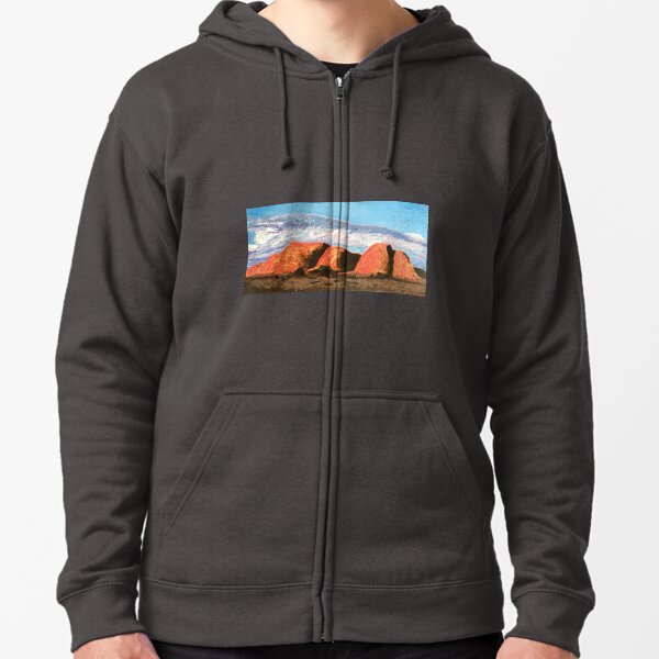 The Olgas-Kata Tjuta-The experience Zipped Hoodie