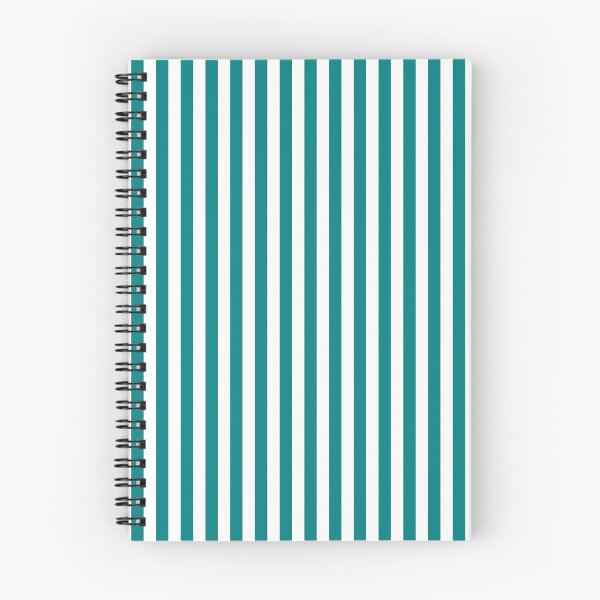 Aperçu de l'œuvre Rayures verticales vert sarcelle et blanche créée et vendue par ColorPatterns.