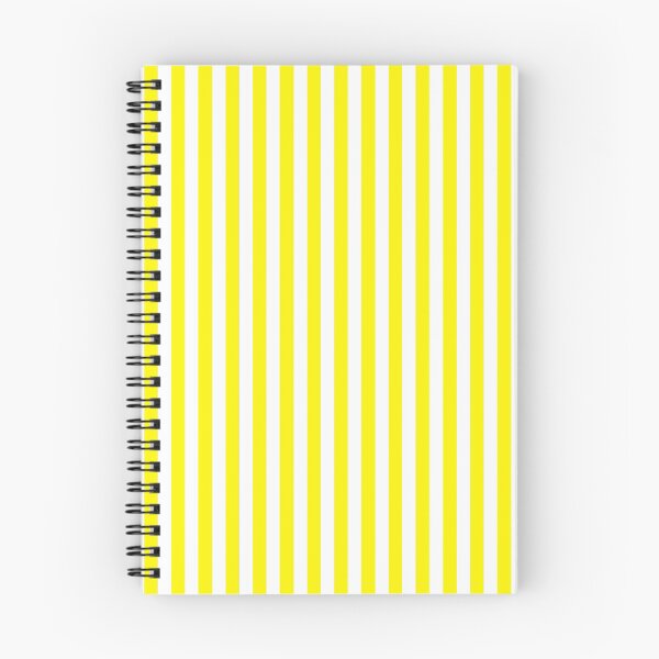 Item preview, Lemon Yellow and White Vertical Stripes designed and sold by ColorPatterns.