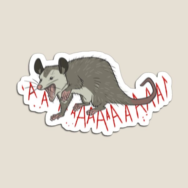 Opossum Scream Magnet