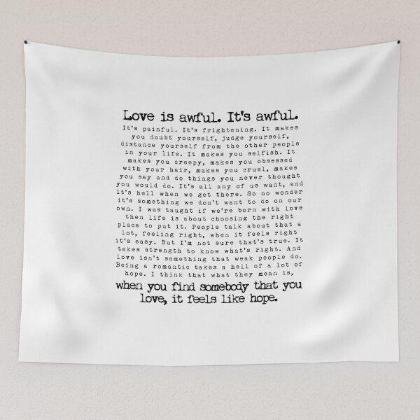 Item preview, Fleabag Love Speech| Hot Priest Wedding| Typewriter Quote designed and sold by Nada18.