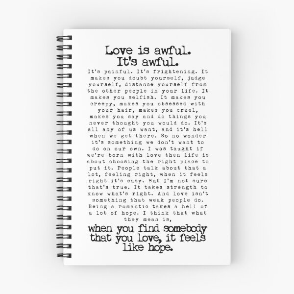Item preview, Fleabag Love Speech| Hot Priest Wedding| Typewriter Quote designed and sold by Nada18.