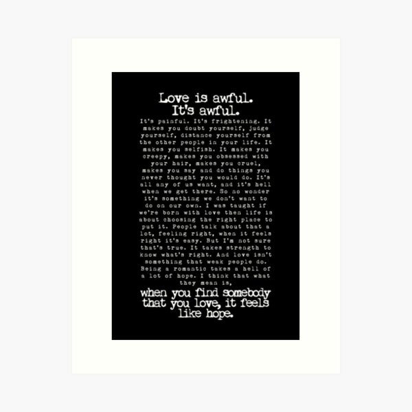 Item preview, Discurso de amor de Fleabag | Boda de un sacerdote sexy | Cita de máquina de escribir designed and sold by Nada18.