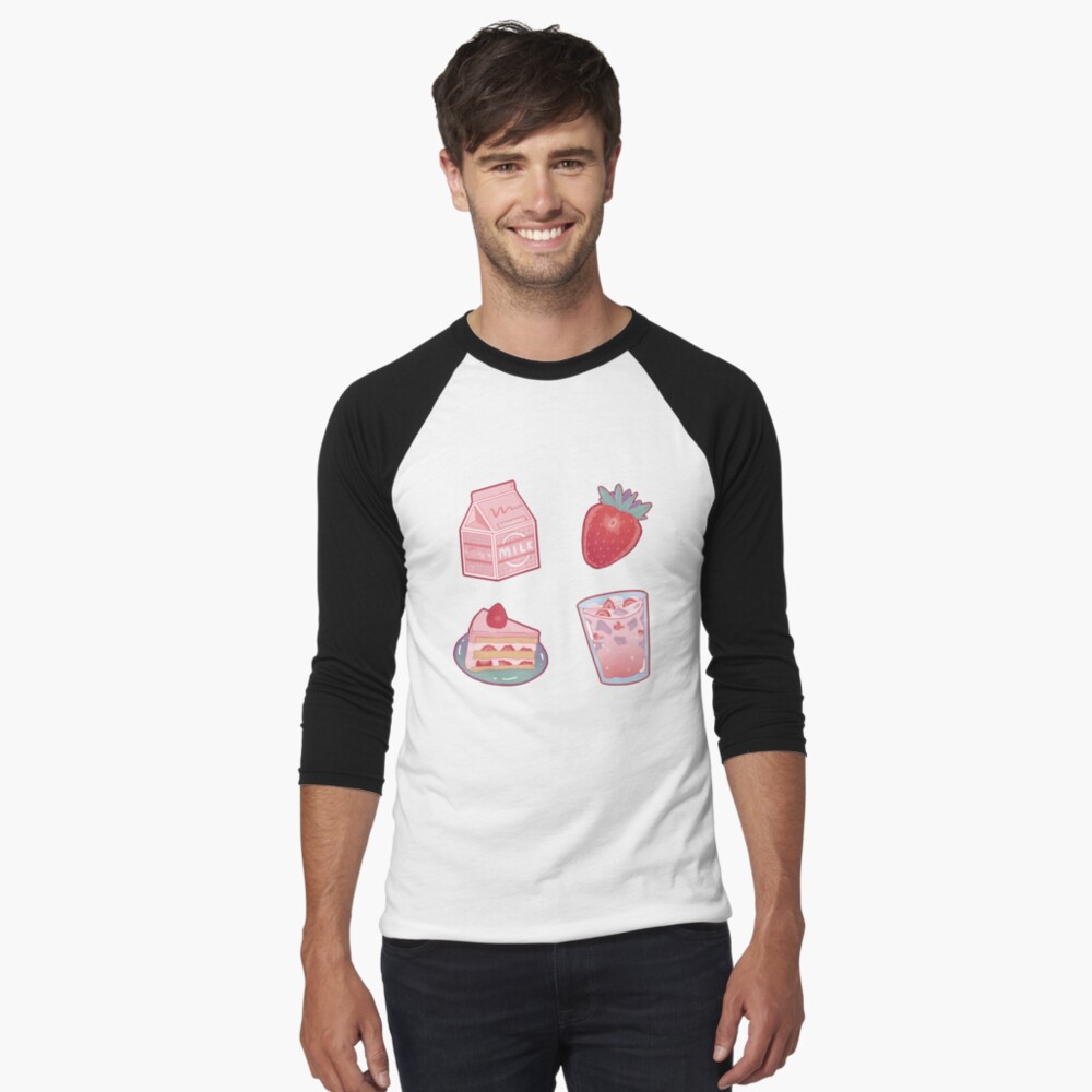Item preview, Baseball ¾ Sleeve T-Shirt designed and sold by prismapansy.