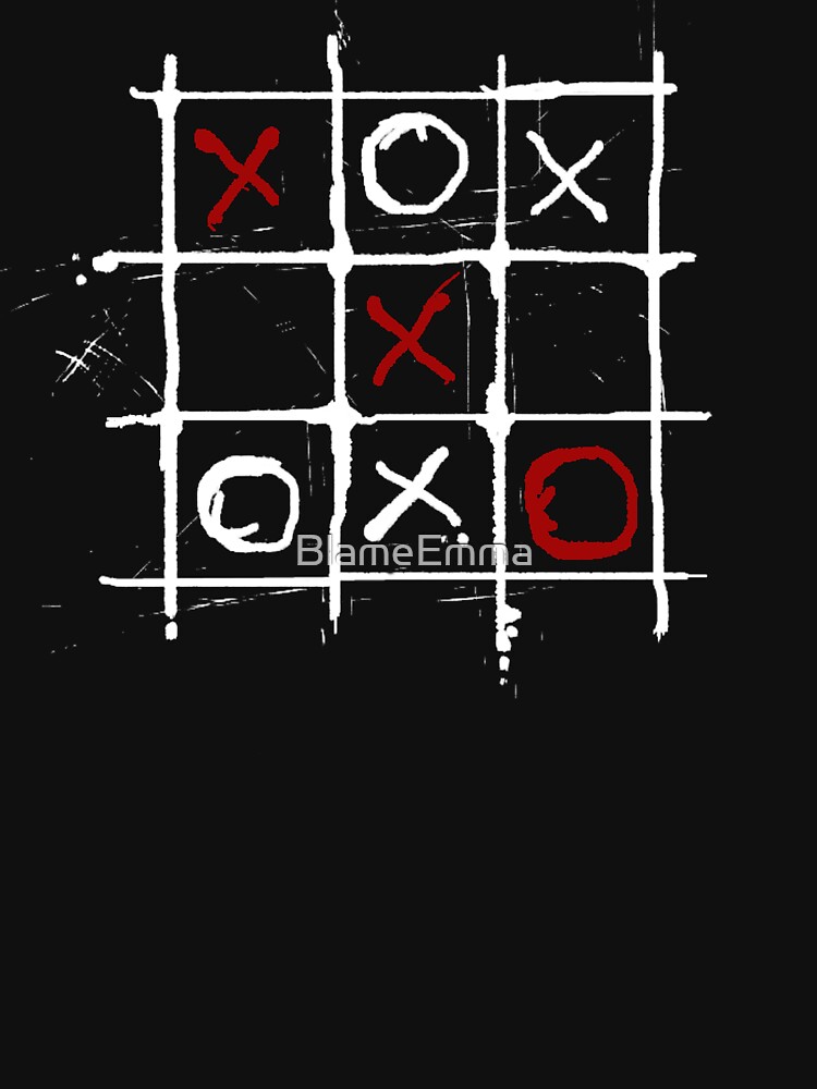 Tic - Tac - Blood III (B/W). by BlameEmma