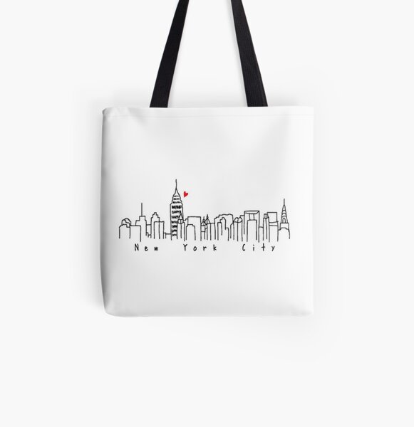 New York All Over Print Tote Bag