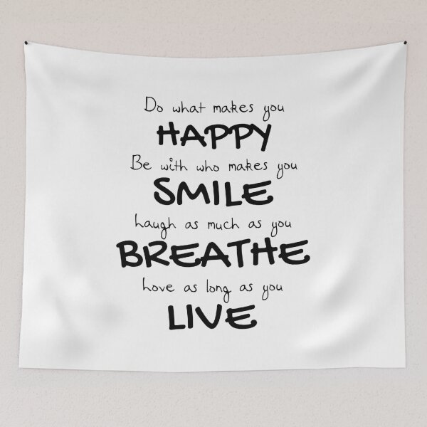 Item preview, Happy, Smile, Breathe & live designed and sold by SVDesignatVasil.