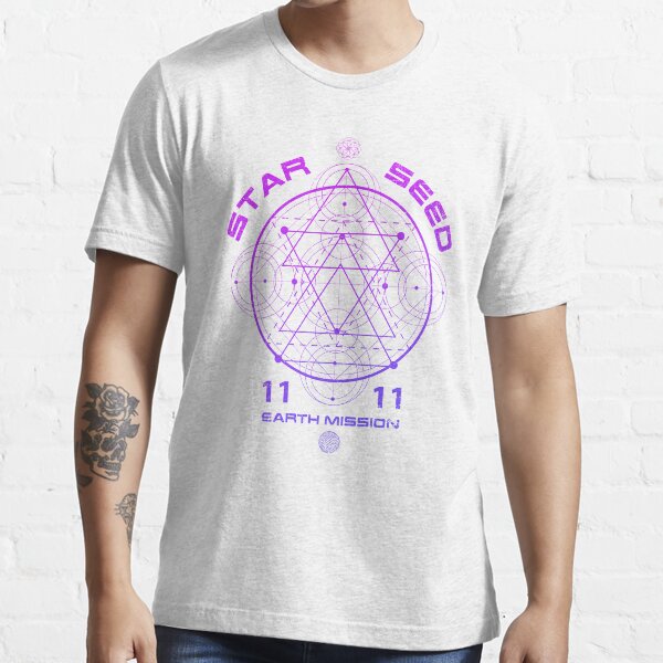 Starseed Sacred Geometry Earth Mission 11:11 Essential T-Shirt