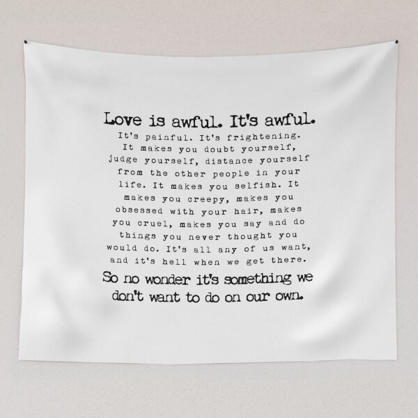 Item preview, Fleabag Love Speech| Hot Priest Wedding| Typewriter Quote designed and sold by Nada18.
